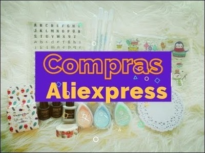 COMPRAS DE SCRAPBOOKING. ALIEXPRESS