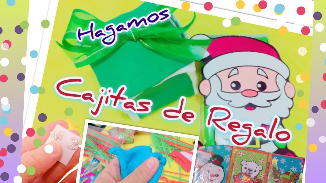 DIY HAGAMOS CAJITAS NAVIDEÑAS PARA REGALITOS !