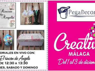 El rincon de Angela en Creativa Malaga 2017 con Pegadecor