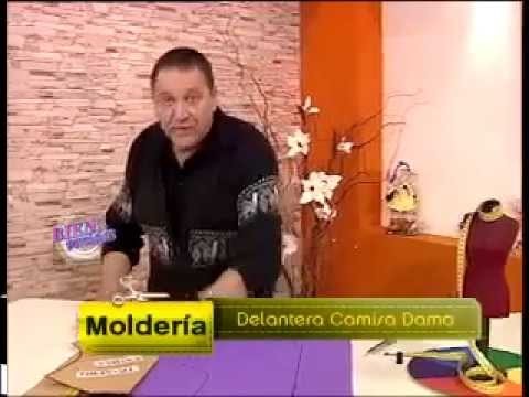 Hermenegildo Zampar - Bienvenidas TV - Explica como hacer la Delantera de una Camisa de Dama.