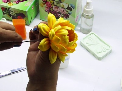 Serie Silvestre (Crisantemo) Técnicas especiales para Flores Foamy