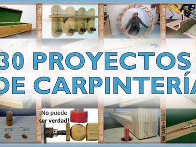 30 proyectos de carpintería 2017