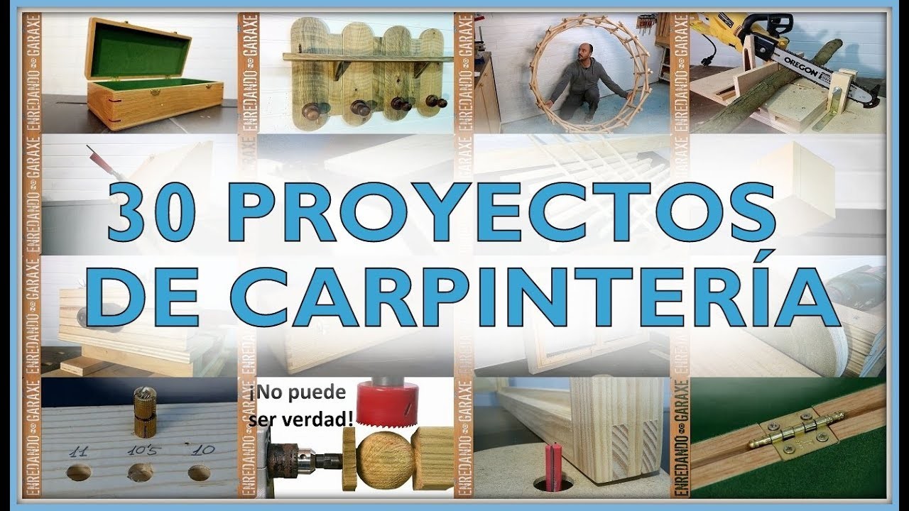 30 proyectos de carpintería 2017