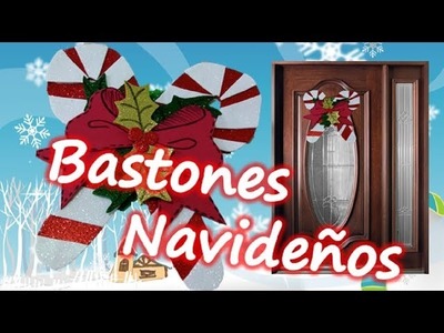 BASTONES NAVIDEÑOS