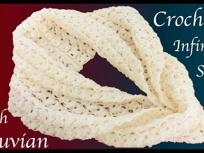Bufanda a Crochet Punto Peruano tejido tallermanualperu