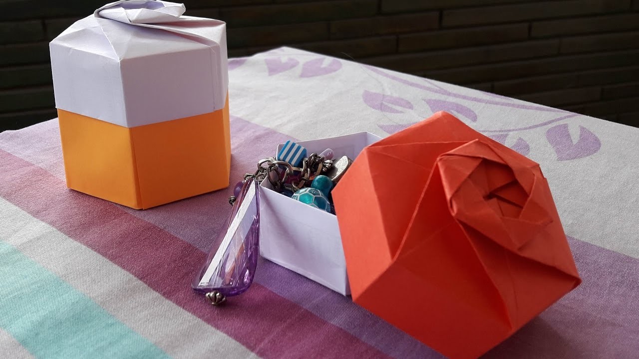 Caja Hexagonal - origami