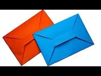 Cómo hacer un SOBRE para cartas ¡Facil de hacer! - Origami Envelope
