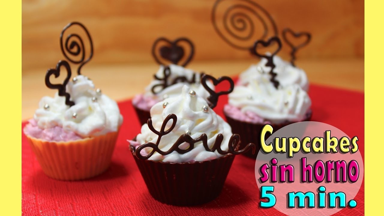 Cupcakes sin horno en 5 min