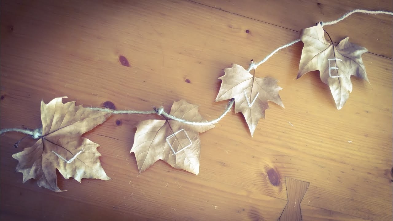 Decoración - Como hacer una guirnalda LOVE