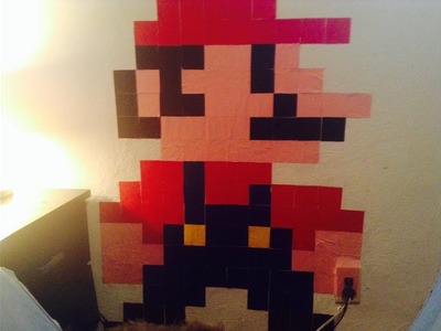 DIY Mario Bros Pixeleado decoración