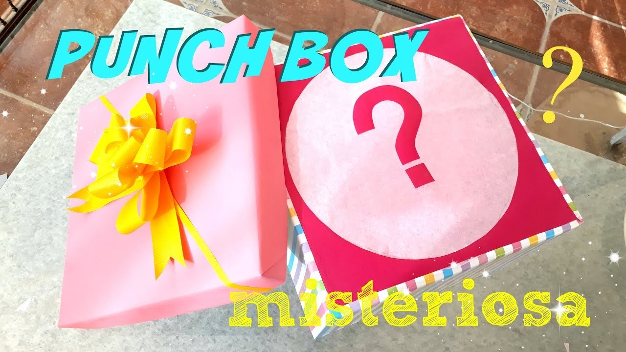 ♡ DIY ♡  PUNCH BOX MISTERIOSA