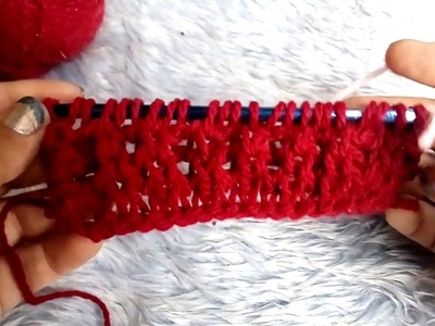 Knooking: punto inglés