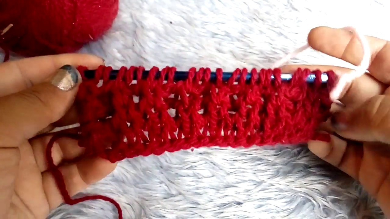 Knooking: punto inglés