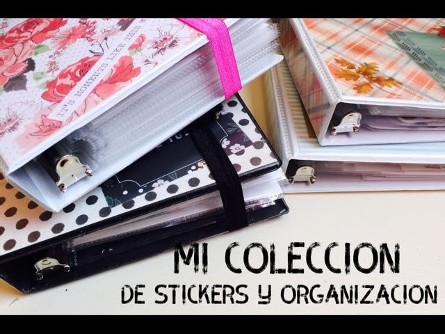 Mi coleccion de stickers y organizacion