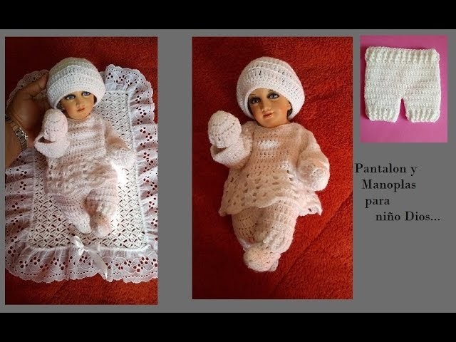 Pantalón y manoplas para niño Dios