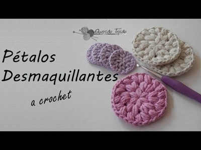 Petalos Desmaquillantes a Crochet- Crochet Make-up Remover Pads ENGLISH SUB