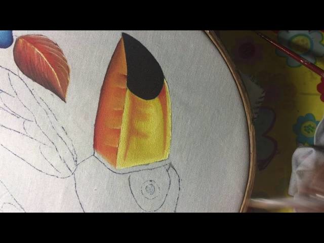 Pintura en tela Tucán # 3 con cony