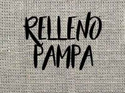 RELLENO PAMPA- TUTORIAL - PASO A PASO