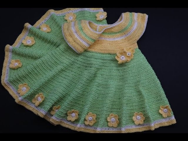 Vestido Crochet para Niña de 6 meses a 1 año