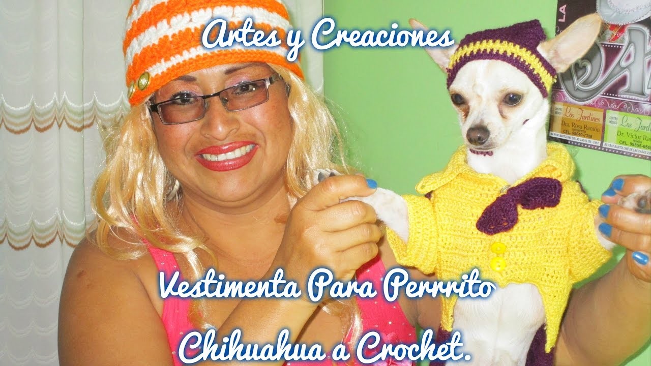VESTIMENTA PARA PERRITO CHIGUAGUA -2DA. PARTE