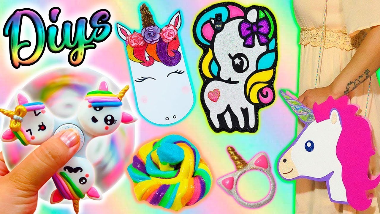 ???????? 6 DIYS de UNICORNIOS QUE TIENES QUE PROBAR || Final #RainboWeek ????????