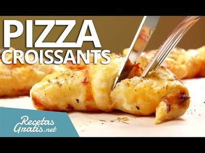 Aperitivos de hojaldre - Croissant pizza