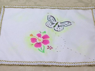 Como Decorar Tela con Stencil- HomeArtTv por Juan Gonzalo Angel