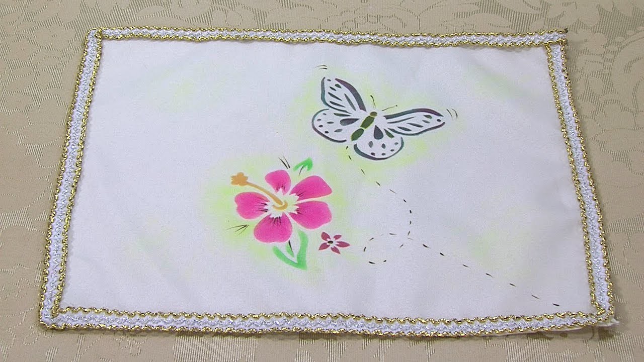 Como Decorar Tela con Stencil- HomeArtTv por Juan Gonzalo Angel