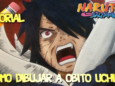 Cómo Dibujar a OBITO UCHIHA Tutorial || How to Draw UCHIHA OBITO Naruto Shippuden