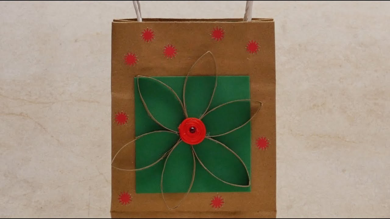 Como Hacer Bolsa de Regalo Navideña- HomeArtTv por Juan Gonzalo Angel