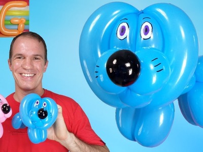 Como hacer un perro con un globo - globoflexia facil - como hacer perritos con globos