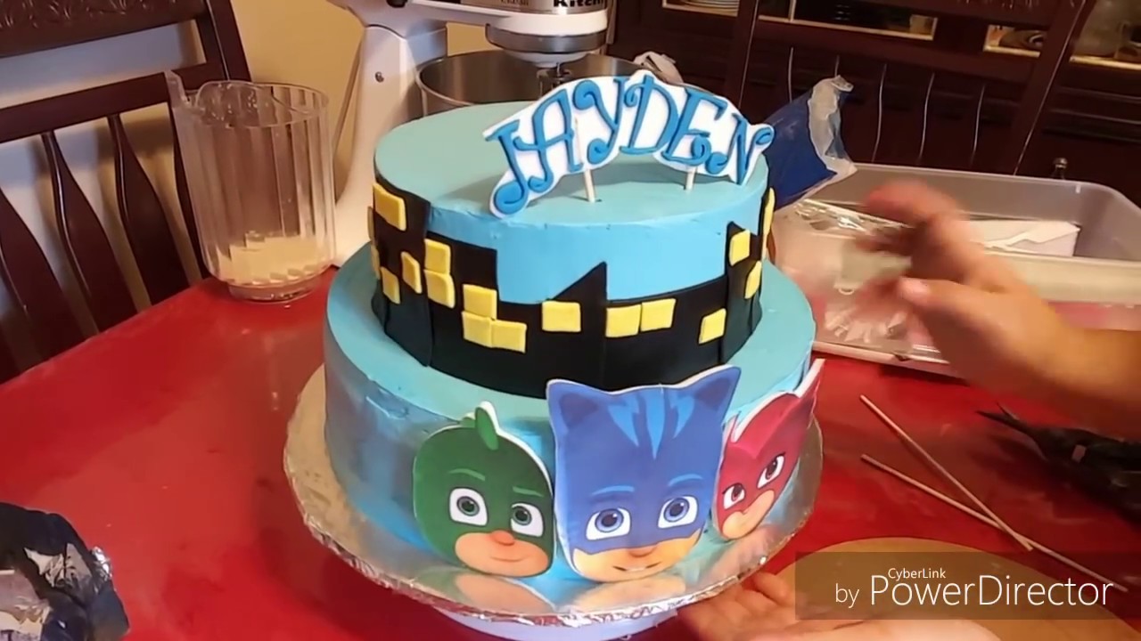 DEMOSTRACION PASTEL PJ MASK ALGO SENCILLO