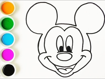 Dibuja y Colorea Mickey Mouse - Dibujos Para Niños - Learn Colors. FunKeep