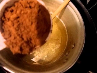 DIY jabón hidratante-humectante de chocolate y miel