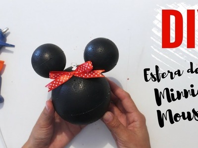 Esfera Minnie Mouse DIY | Como hacer esferas de Mimi Mouse