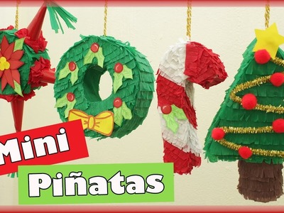 Mini Piñatas Navideñas