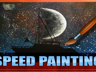Pintando Paisaje Nocturno - Speed Painting