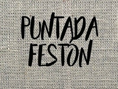 PUNTADA FESTÓN - TUTORIAL - PASO A PASO