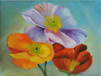 Silvia Mongelos - Pinceladas - Pintar Flores
