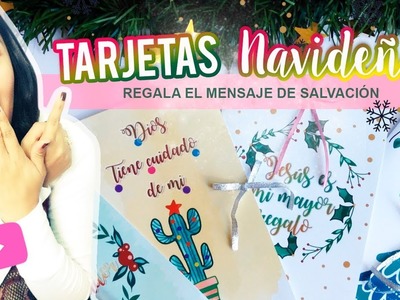 TARJETAS NAVIDEÑAS+REGALA EL MENSAJE DE SALVACIÓN