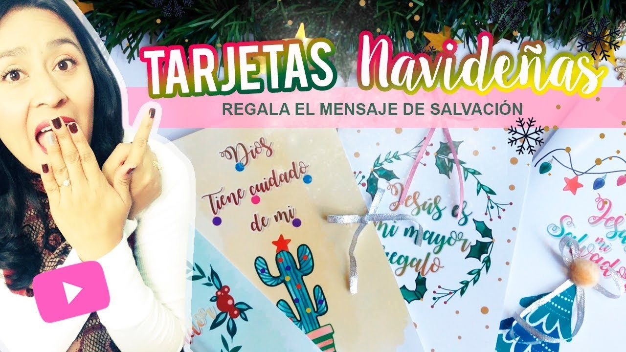 TARJETAS NAVIDEÑAS+REGALA EL MENSAJE DE SALVACIÓN