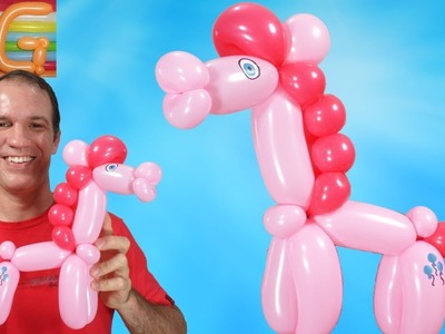 Caballo o pony con globos - como hacer figuras con globos - globoflexia