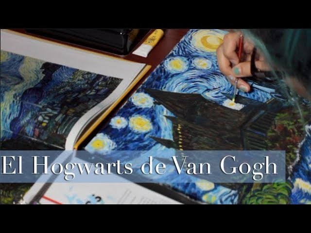 Castillo de Hogwarts | Estudio en Van Gogh
