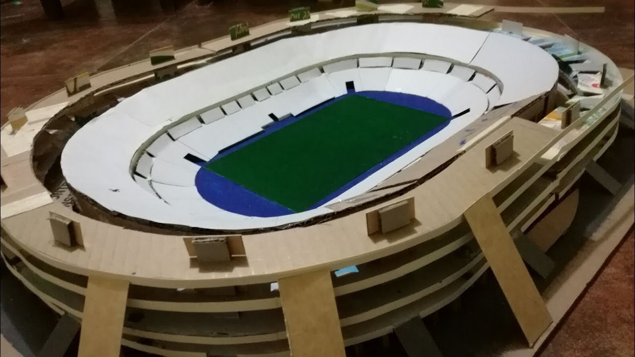 Como hacer un estadio de fútbol | Stade de France | Timelapse 1.3 | DIY | Estadios miniatura