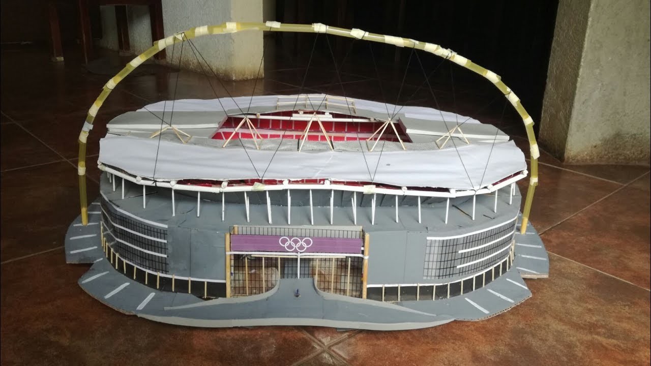 Como hacer un estadio de fútbol | Wembley | DIY | Estadios miniatura | Maqueta de estadios