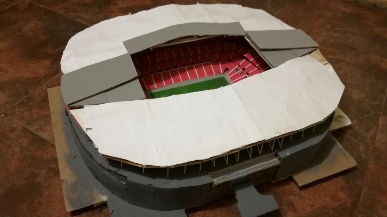 Como hacer un estadio de fútbol | Wembley | Timelapse 2.3 | DIY | Estadios miniatura