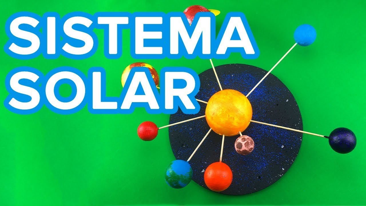 Cómo hacer un Sistema Solar con bolas de porexpan | Manualidad infantil para el colegio