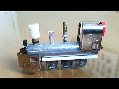 Cómo hacer un tren con encendedores