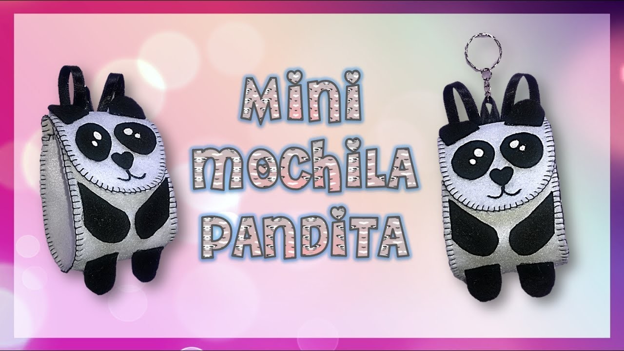 DIY ☆ LLAVERO MINI MOCHILA DE PANDITA