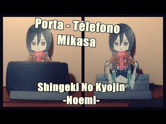 Porta Móvil. Celular - Mikasa (Shingeki No Kyojin)| Noemi